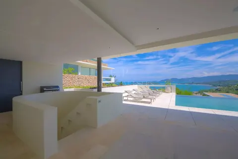 Luxury Villa Samujana 27 Domaine views overlooking the Gulf of Thailand, 4 bedrooms in Plai Laem, Ko Samui best rental For Super Rich