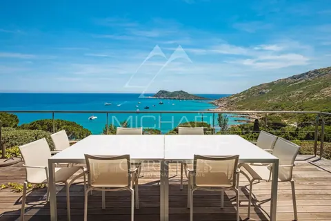Luxury Villa L'Escalet with heated swimming pool panoramic sea view over Cap Taillat, 5 bedrooms in Ramatuelle available rental For Super Rich