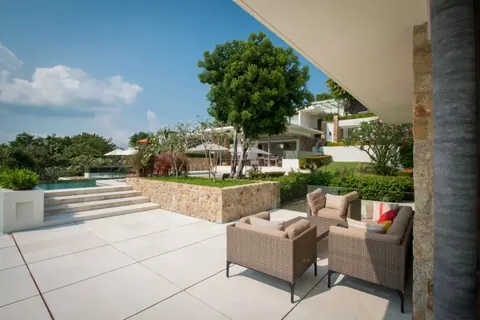 Design Villa SAMUJANA 5-star resort, Tennis court, pool, jacuzzi, 5 bedrooms in Plai Laem, Ko Samui search rental For Super Rich