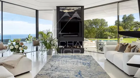 Contemporary Villa 5mn from Monaco panoramic sea view, 5 bedrooms in Beausoleil - French Riviera Classified ads rental For Super Rich