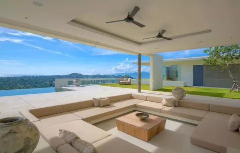 Luxury Villa Samujana 27 Domaine views overlooking the Gulf of Thailand, 4 bedrooms in Plai Laem, Ko Samui property rental For Super Rich