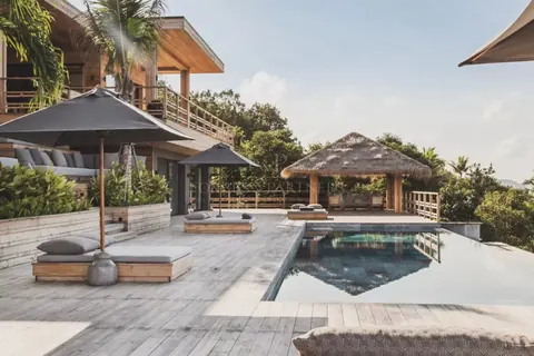Luxury Villa 180° panoramic view of the Gulf of Siam Swimming pool, 5 bedrooms in Ko Pha-ngan available rental For Super Rich