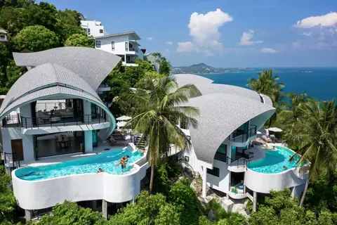 Boutique hotel Villa Spectacular panoramic sea view two refreshing swimming pools, 10 bedrooms in Chaweng Noi, Ko Samui property rental For Super Rich Boutique hotel Villa Spectacular panoramic sea view two refreshing swimming pools, 10 bedrooms in Chaweng Noi, Ko Samui property rental For Super Rich