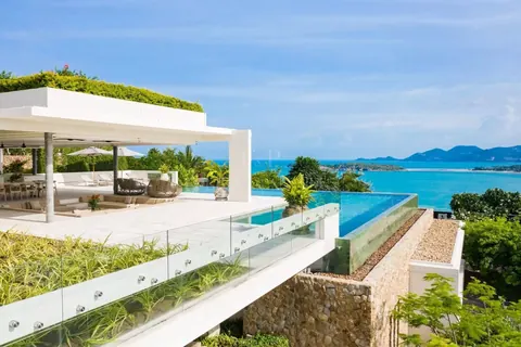 Luxury Villa Samujana 27 Domaine views overlooking the Gulf of Thailand, 4 bedrooms in Plai Laem, Ko Samui available rental For Super Rich