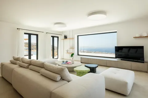 Modern Villa Panoramic View sea view with Infinity Heated Pool, 5 bedrooms in Mykonos search rental For Super Rich