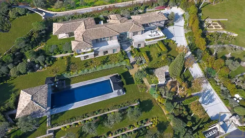 Modern Villa Panoramic View Overlooking Canebiers Bay, petanque court, 19m heated infinity swimming pool, 9 bedrooms in Saint Tropez vacation rental For Super Rich