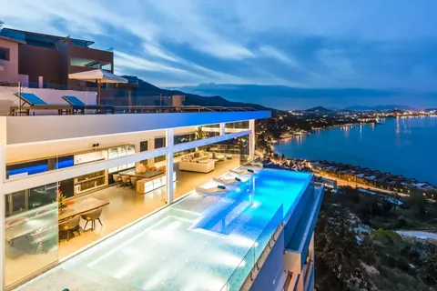 Modern Villa Stunning ocean view Infinity pool, jacuzzi, 6 bedrooms in Chaweng Noi, Ko Samui