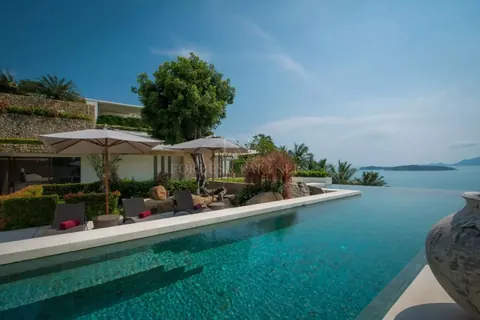 Design Villa SAMUJANA 5-star resort, Tennis court, pool, jacuzzi, 5 bedrooms in Plai Laem, Ko Samui 0 rental For Super Rich