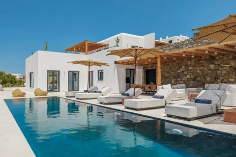 Modern Villa Panoramic View sea view with Infinity Heated Pool, 5 bedrooms in Mykonos 0 rental For Super Rich