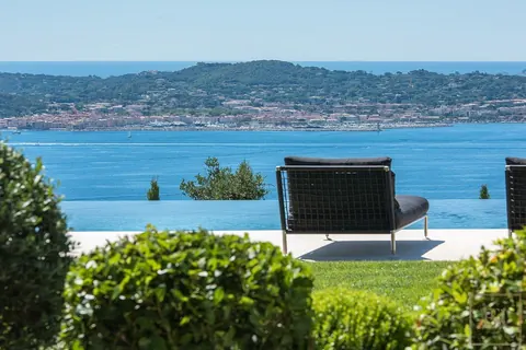 Luxury Villa beautiful view over the Gulf of Saint-Tropez helipad, 6 bedrooms in Grimaud property rental For Super Rich