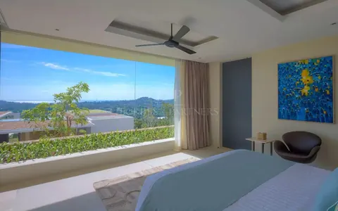 Luxury Villa Samujana 27 Domaine views overlooking the Gulf of Thailand, 4 bedrooms in Plai Laem, Ko Samui price rental For Super Rich