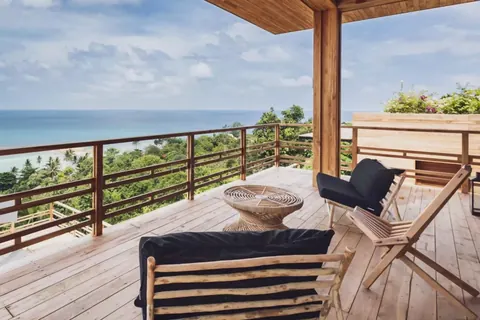 Luxury Villa 180° panoramic view of the Gulf of Siam Swimming pool, 5 bedrooms in Ko Pha-ngan best rental For Super Rich