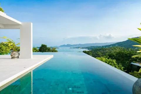Luxury Villa Samujana 27 Domaine views overlooking the Gulf of Thailand, 4 bedrooms in Plai Laem, Ko Samui 0 rental For Super Rich