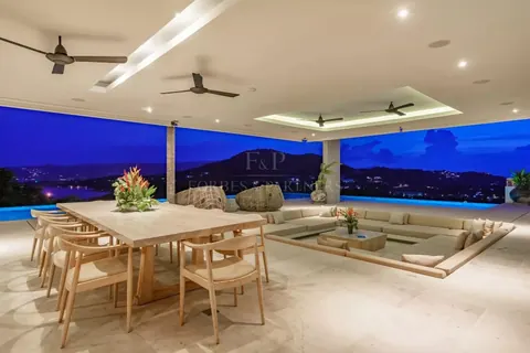 Luxury Villa Samujana 27 Domaine views overlooking the Gulf of Thailand, 4 bedrooms in Plai Laem, Ko Samui value rental For Super Rich