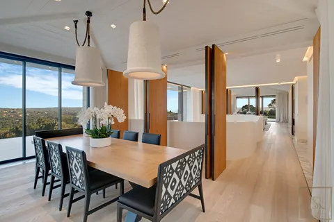 Modern Villa Panoramic View Overlooking Canebiers Bay, petanque court, 19m heated infinity swimming pool, 9 bedrooms in Saint Tropez price rental For Super Rich