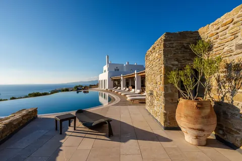 High-end Villa Panoramic View sea, sunset & town, 10 bedrooms in Mykonos 0000493719 rental For Super Rich