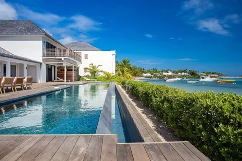Contemporary Villa Aqua private beach access, 6 bedrooms in Grand Cul de Sac - St Barth 69,575 Week rental For Super Rich Contemporary Villa Aqua private beach access, 6 bedrooms in Grand Cul de Sac - St Barth 69,575 Week rental For Super Rich