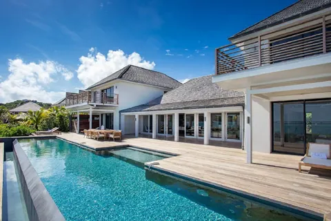 Contemporary Villa Aqua private beach access, 6 bedrooms in Grand Cul de Sac - St Barth Classified ads rental For Super Rich Contemporary Villa Aqua private beach access, 6 bedrooms in Grand Cul de Sac - St Barth Classified ads rental For Super Rich