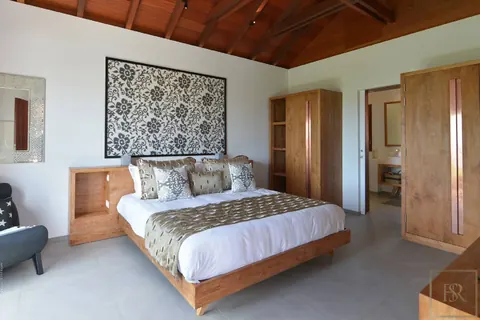 Luxury Villa Danse du Soleil tropical gardens with sea view, heated pool, 5 bedrooms in St Barth available rental For Super Rich