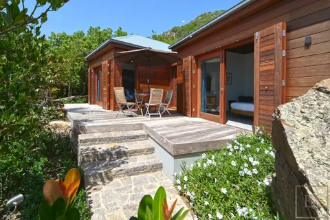 Luxury Villa Danse du Soleil tropical gardens with sea view, heated pool, 5 bedrooms in St Barth value rental For Super Rich