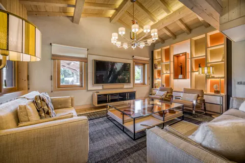 Luxury Chalet Panoramic View Mountain View, 9 bedrooms in Megève vacation rental For Super Rich
