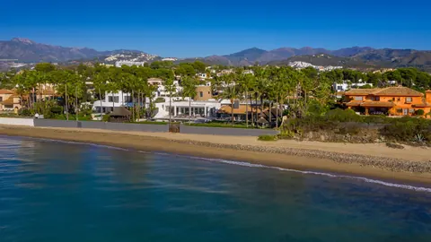 Luxury Villa Melendez frontline beachfront mansion with spectacular sea views, 7 bedrooms in Los Monteros, Marbella vacation rental For Super Rich