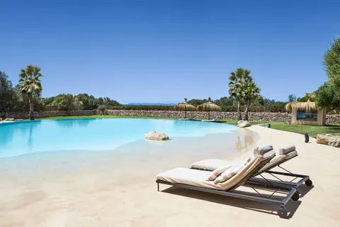 High-end Villa EDEN ROCK largest private pool in Mallorca Panoramic & Sea Views, 5 bedrooms in Ses Salines, Mallorca value rental For Super Rich
