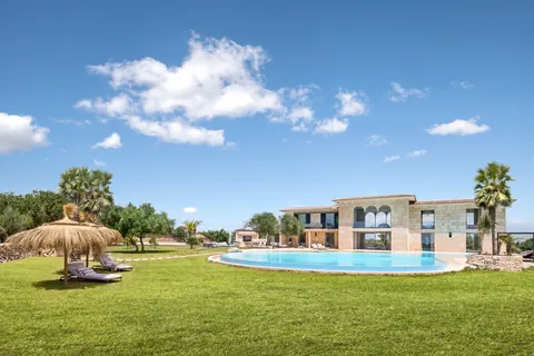 High-end Villa EDEN ROCK largest private pool in Mallorca Panoramic & Sea Views, 5 bedrooms in Ses Salines, Mallorca deal rental For Super Rich