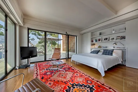 Contemporary Villa Exceptional panoramic sea views west side, 5 bedrooms in St Jean Cap Ferrat search rental For Super Rich