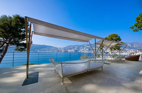 Contemporary Villa Exceptional panoramic sea views west side, 5 bedrooms in St Jean Cap Ferrat Sea View rental For Super Rich
