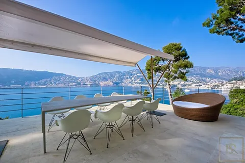 Contemporary Villa Exceptional panoramic sea views west side, 5 bedrooms in St Jean Cap Ferrat available rental For Super Rich