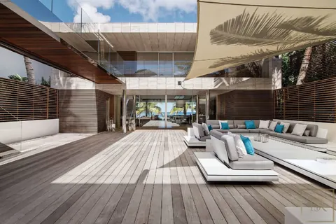 Luxury Villa Wake Up beachfront with view of the sea, direct access to Flamands Beach, 6 bedrooms in St Barth best rental For Super Rich