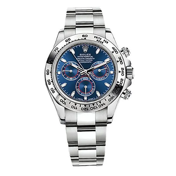 Rolex Daytona Blue Dial 40mm 18kt White Gold for sale For Super Rich Rolex Daytona Blue Dial 40mm 18kt White Gold for sale For Super Rich