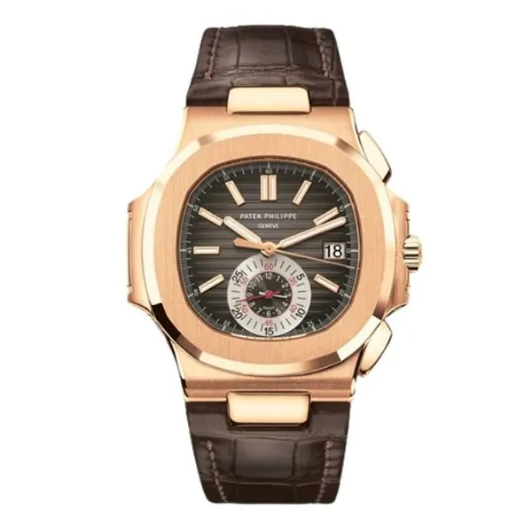 Patek Philippe Nautilus Black Brown Dial 18k Rose Gold for sale For Super Rich Patek Philippe Nautilus Black Brown Dial 18k Rose Gold for sale For Super Rich