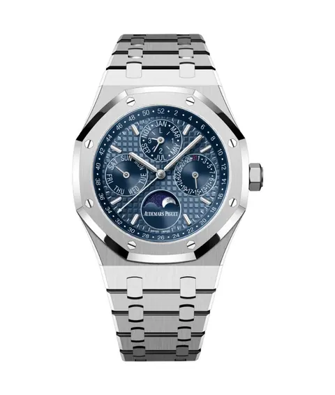 Audemars Piguet Royal Oak Perpetual Calendar Blue Dial 0 for sale For Super Rich