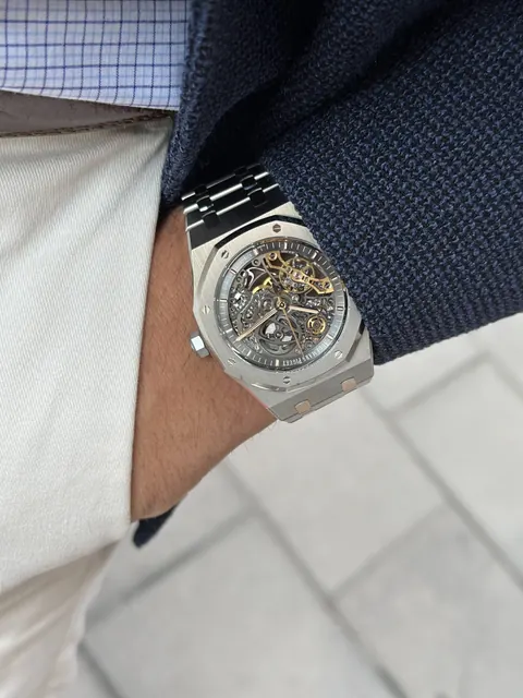Audemars Piguet Royal Oak Openworked Double Balance for sale For Super Rich