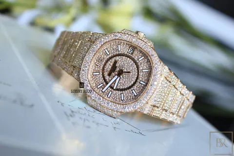 Patek Philippe Nautilus Ladies Full Diamond Set