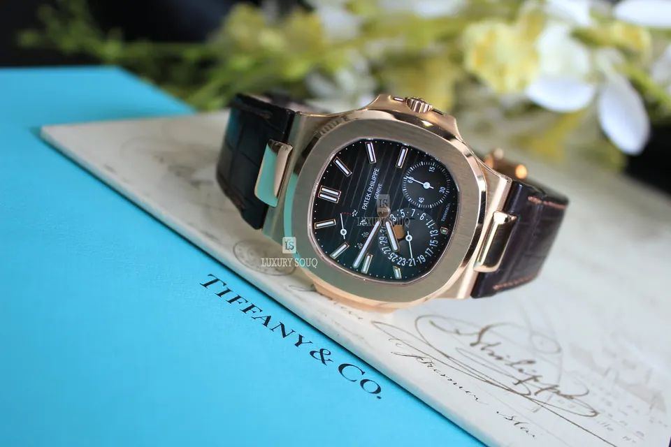 Patek Philippe Nautilus Moonphase 18K RG Tiffany & CO. for sale For Super Rich Patek Philippe Nautilus Moonphase 18K RG Tiffany & CO. for sale For Super Rich
