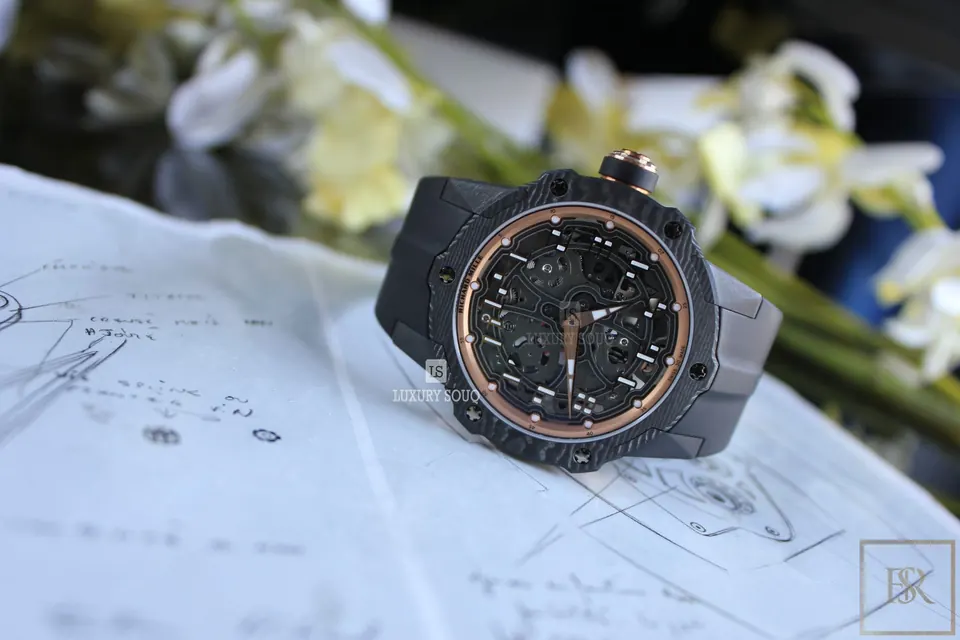 Richard Mille Round Automatic Extra Thin Carbon for sale For Super Rich Richard Mille Round Automatic Extra Thin Carbon for sale For Super Rich