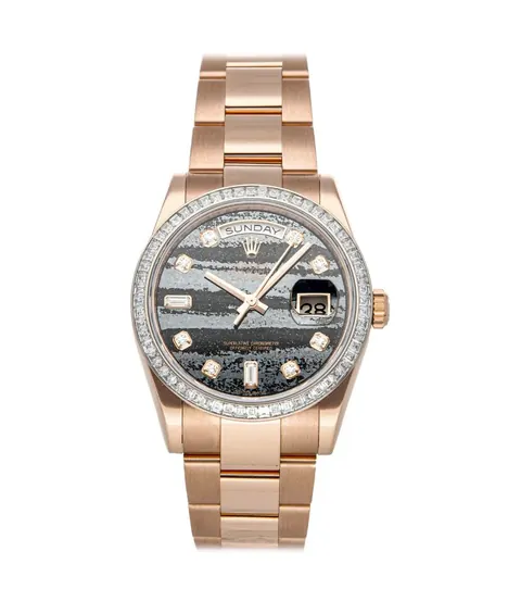 Rolex Day-Date self-winding grey Ferrite diamond 0 for sale For Super Rich