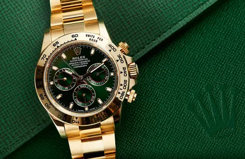 Rolex Daytona Gold Green Index Unique for sale For Super Rich Rolex Daytona Gold Green Index Unique for sale For Super Rich