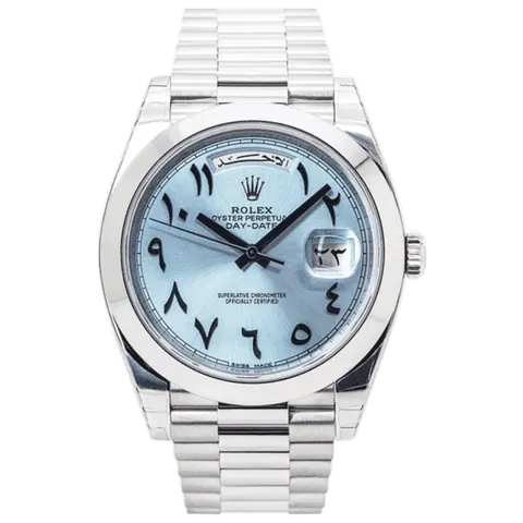 Rolex Day-Date Ice Blue Arabic dial 0 for sale For Super Rich
