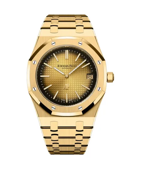 Audemars Piguet Royal Oak Jumbo 18K Yellow Gold 0 for sale For Super Rich